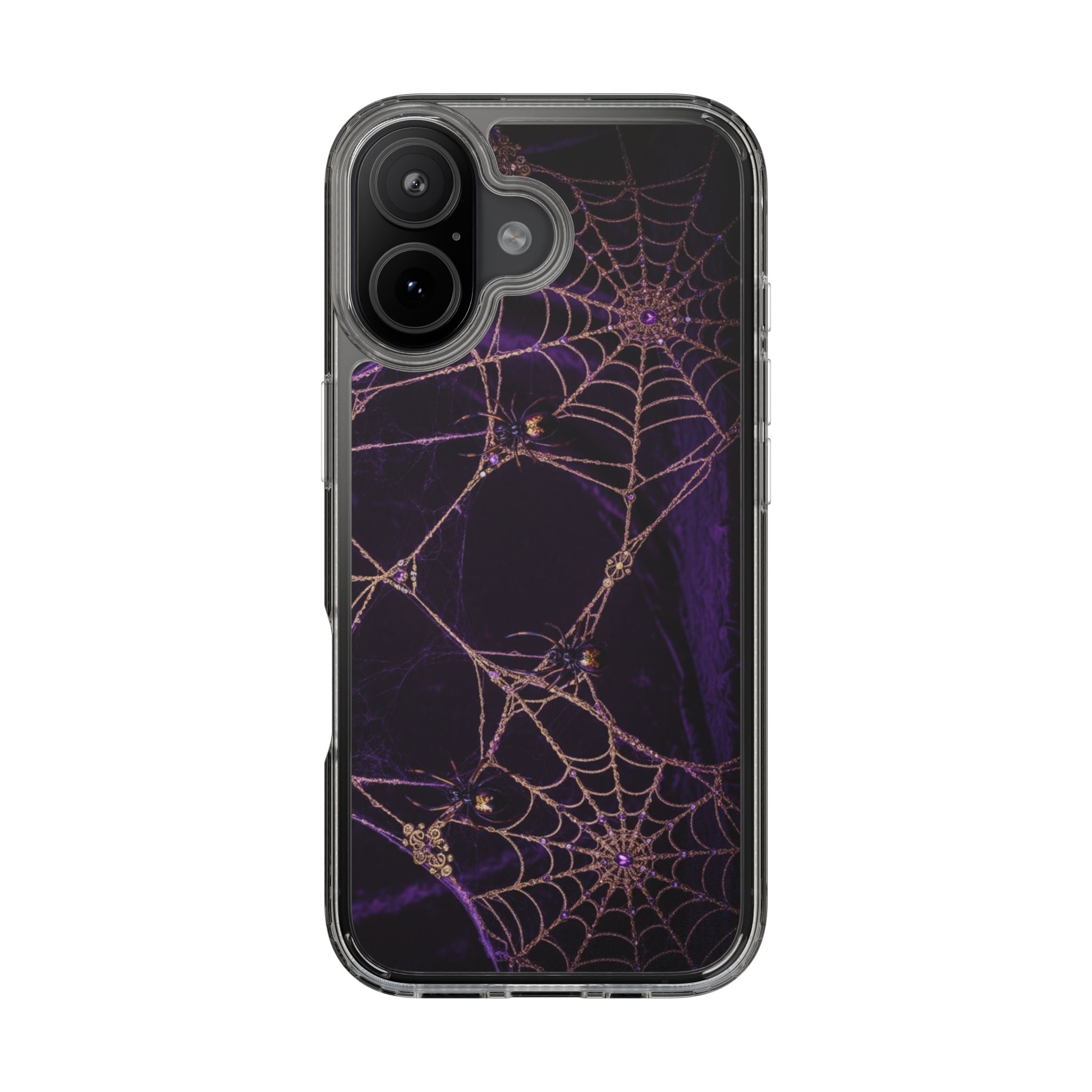 Velvet Spiderweb Clear Case