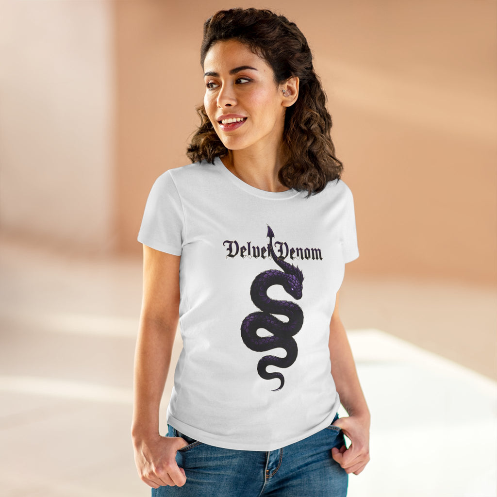 Velvet Venom Graphic Snake Tee