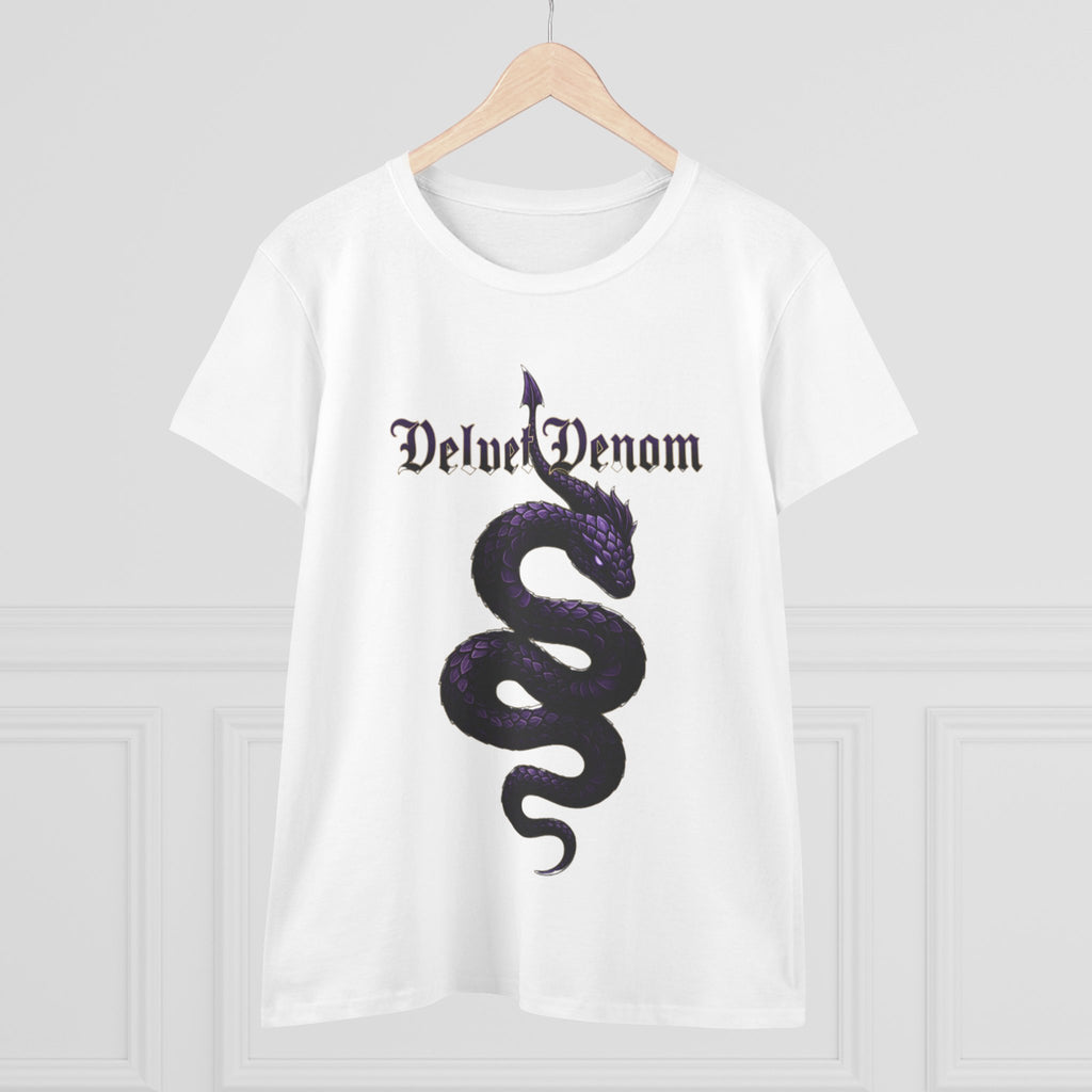Velvet Venom Graphic Snake Tee