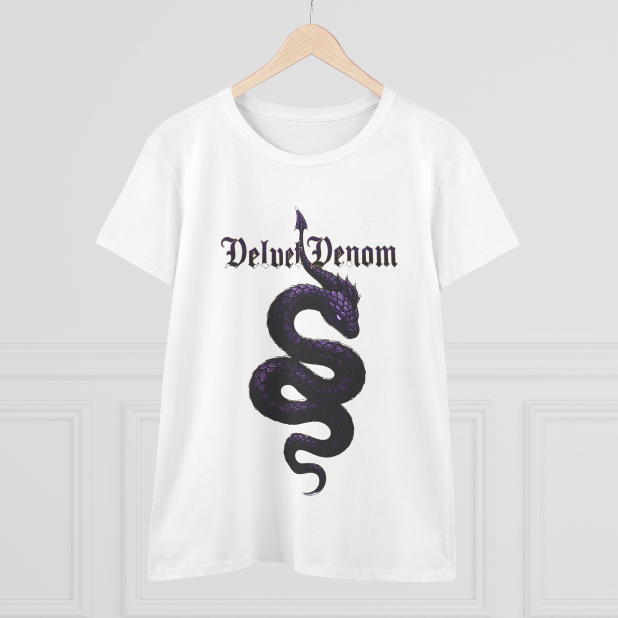 Velvet Venom Graphic Snake Tee
