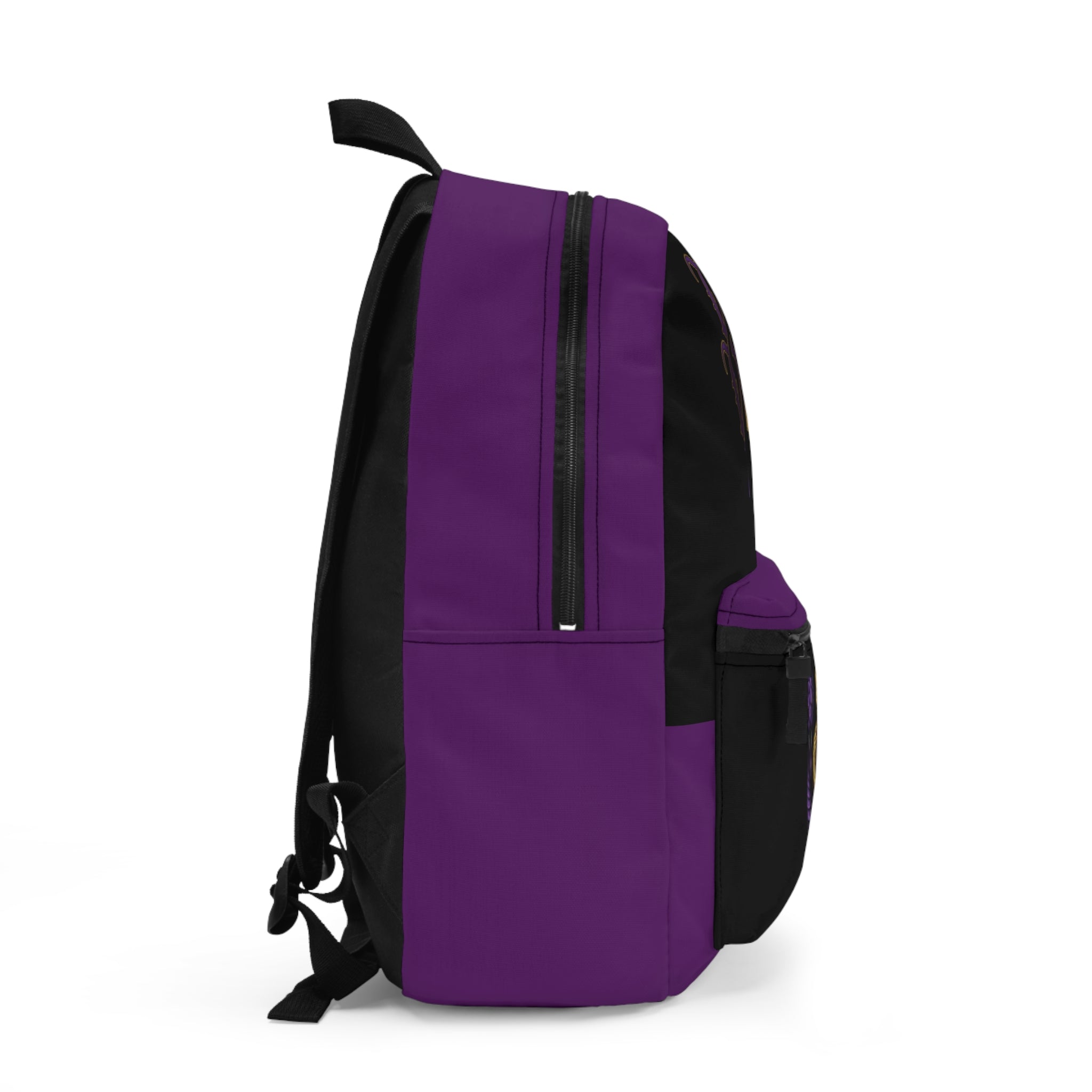 Velvet Venom Gold and Purple Backpack