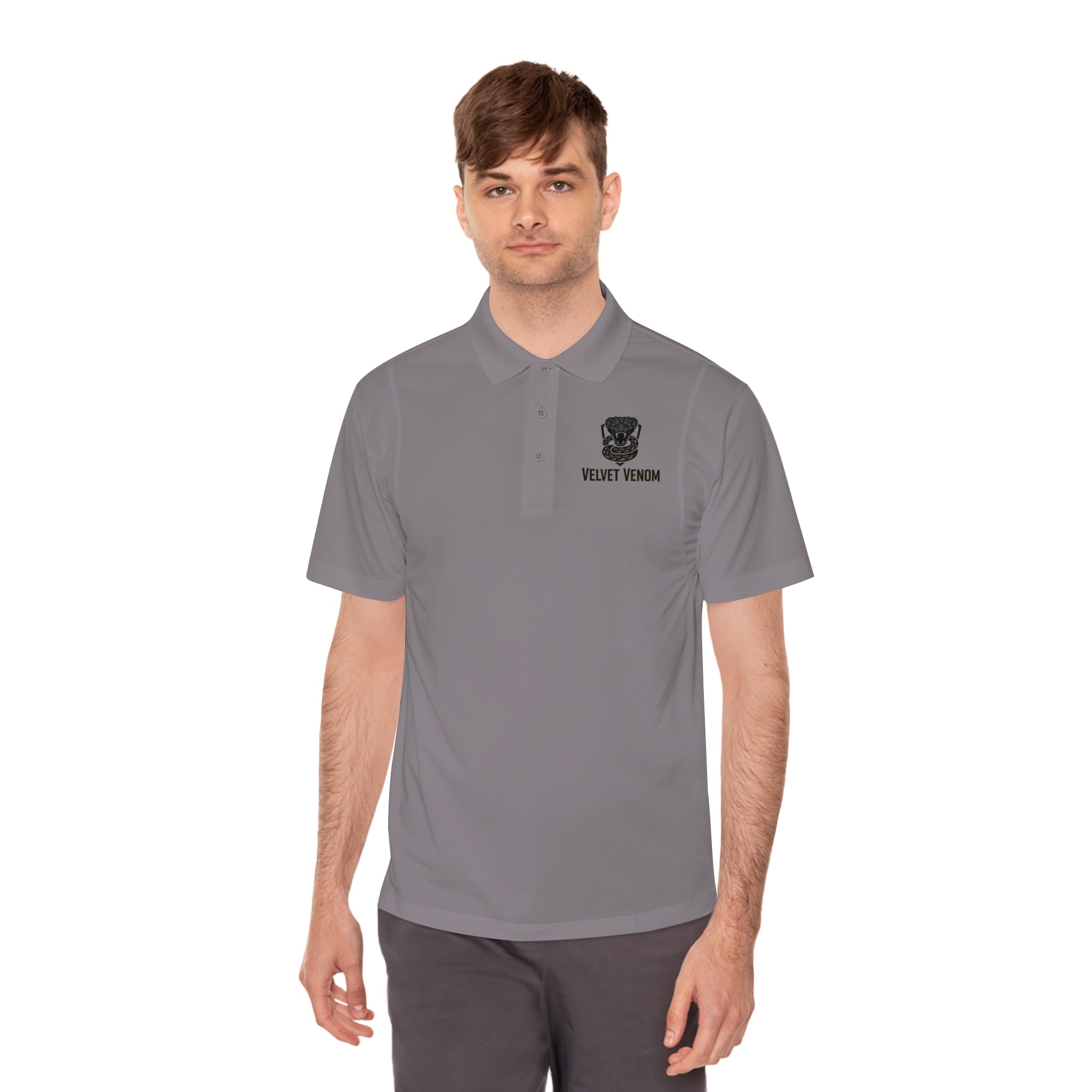 Velvet Venom Men's Athletic Polo Shirt