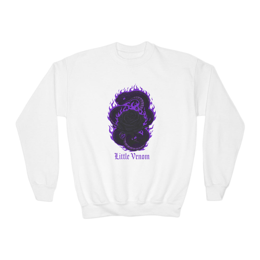 Girls Youth Little Venom Crewneck Sweatshirt
