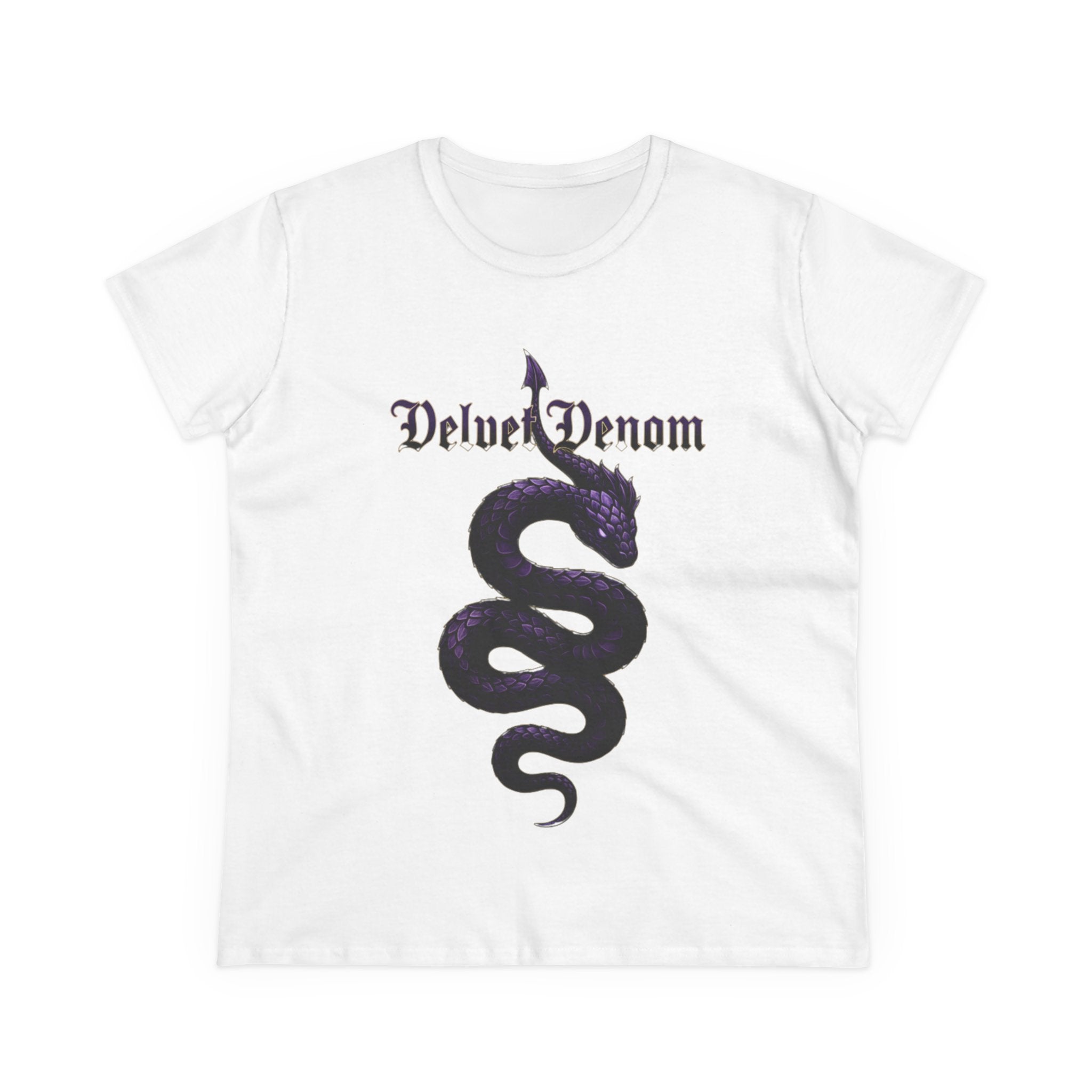 Velvet Venom Graphic Snake Tee