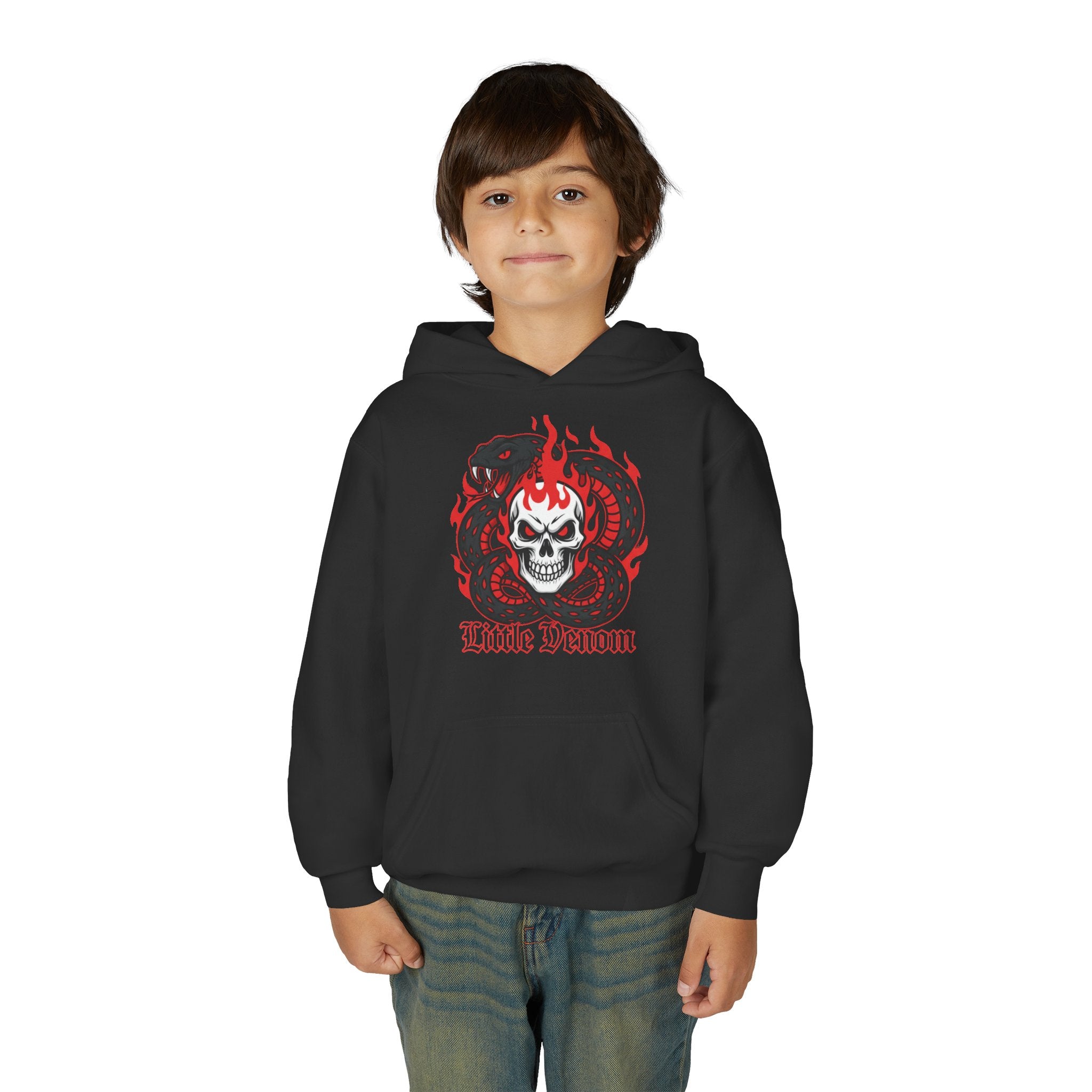 Boys Youth Little Venom Hooded Sweatshirt