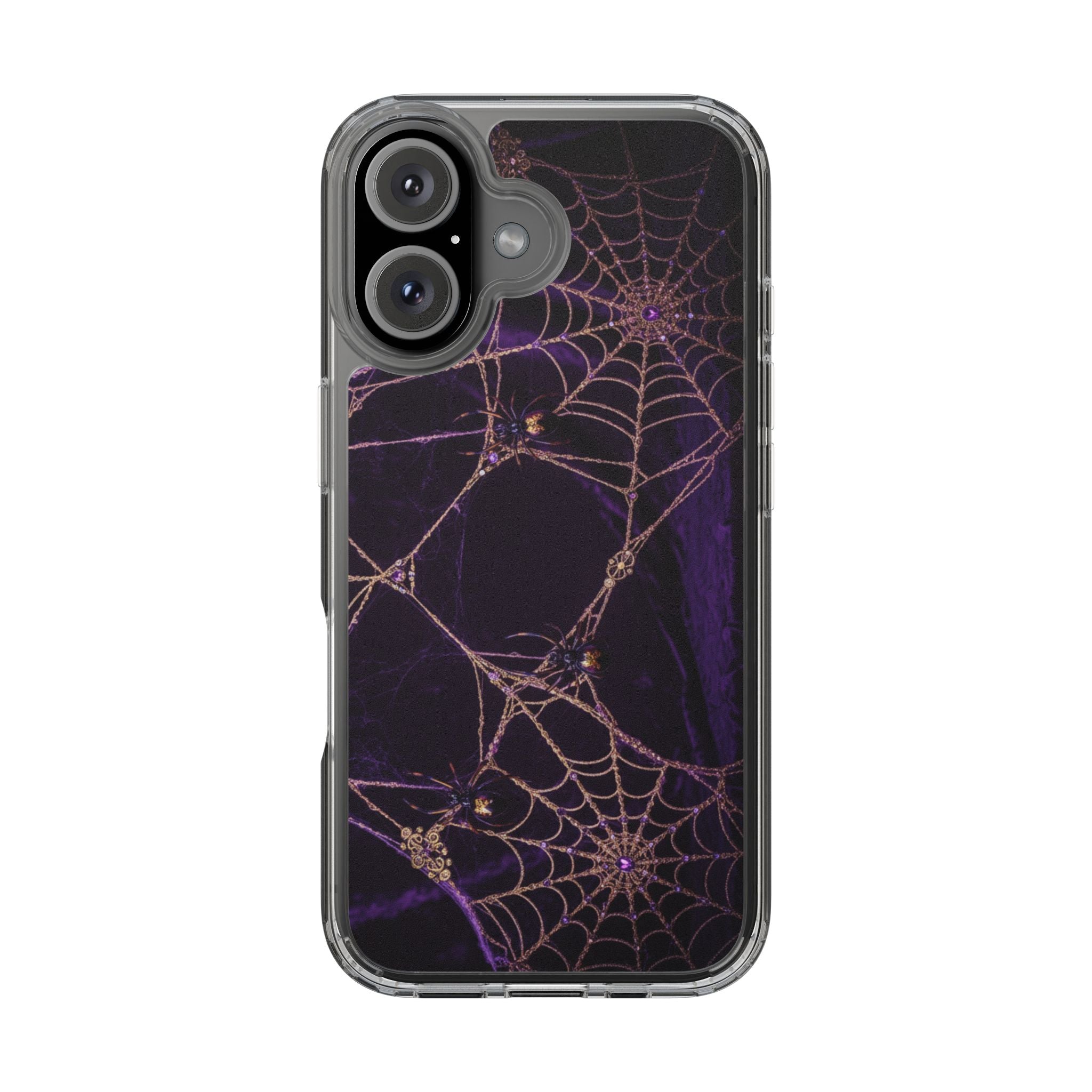 Velvet Spiderweb Clear Case