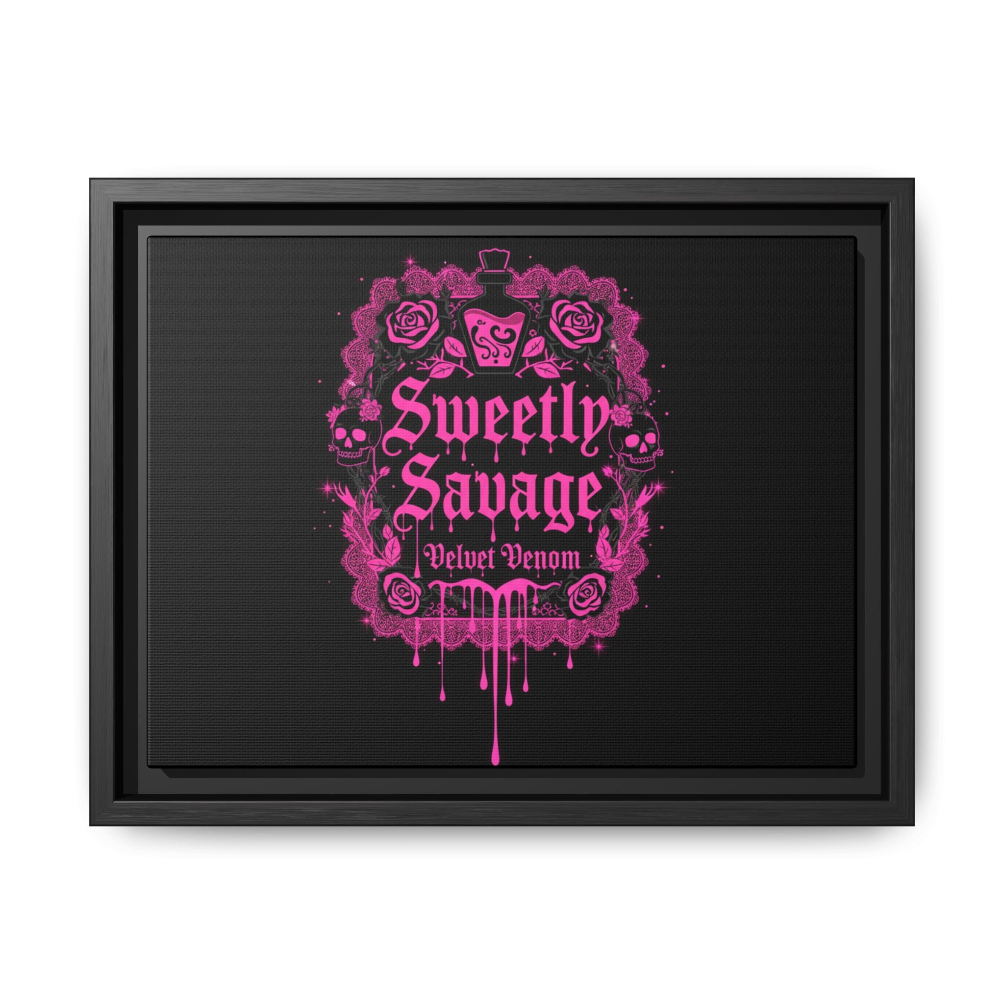 Pretty Poison Matte Canvas