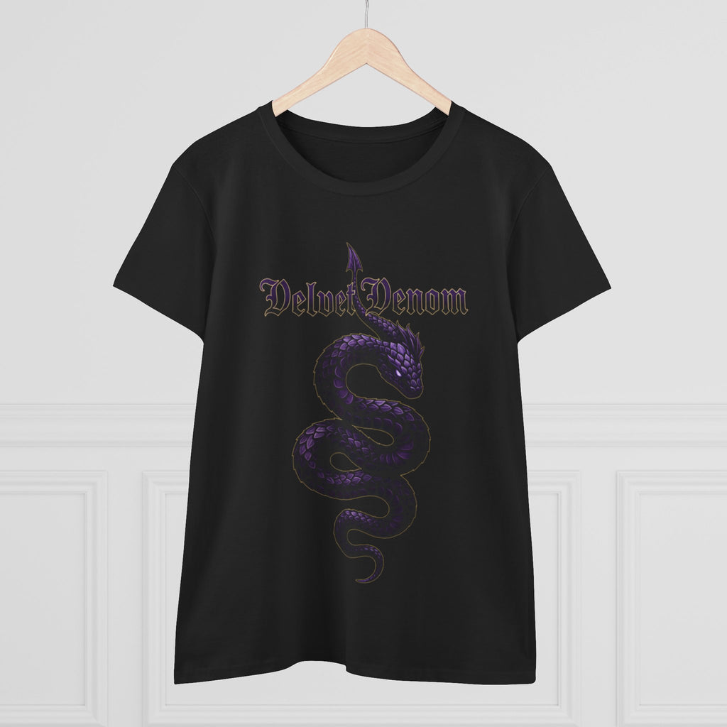 Velvet Venom Graphic Snake Tee