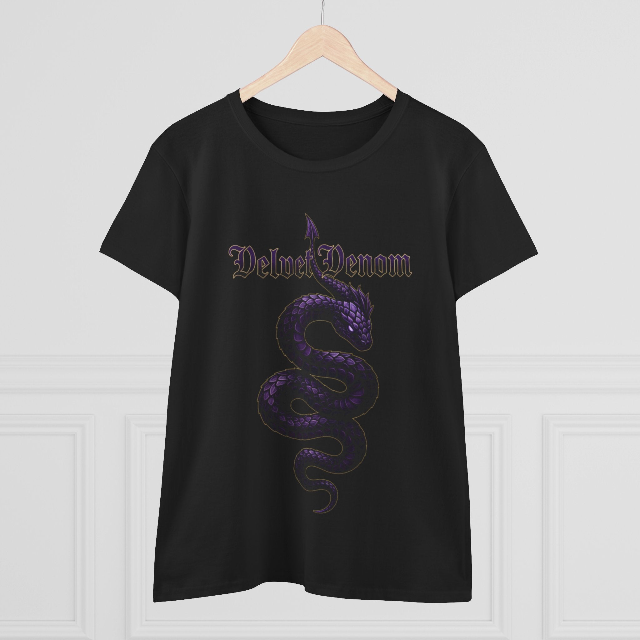 Velvet Venom Graphic Snake Tee