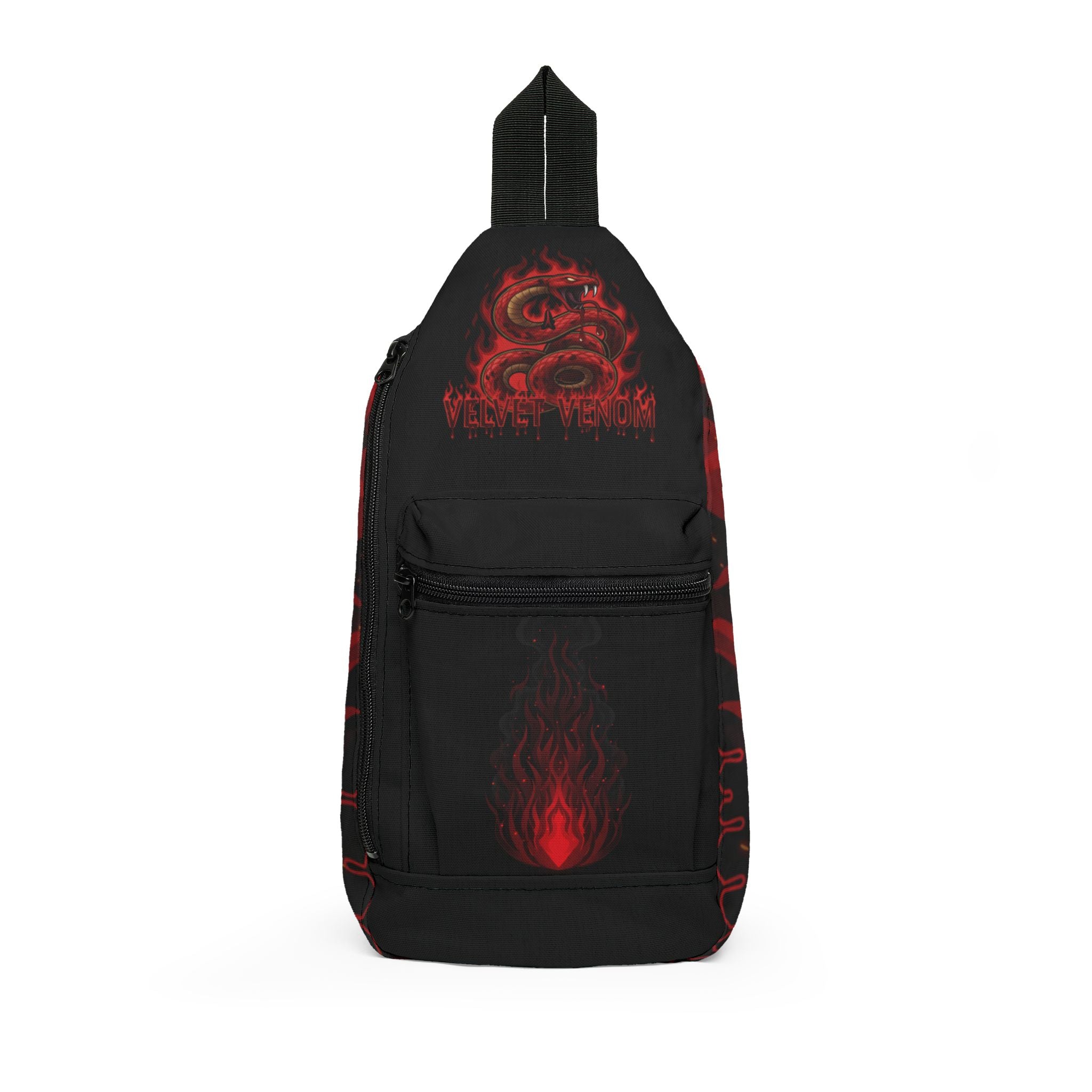 Velvet Venom Flaming Sling Bag