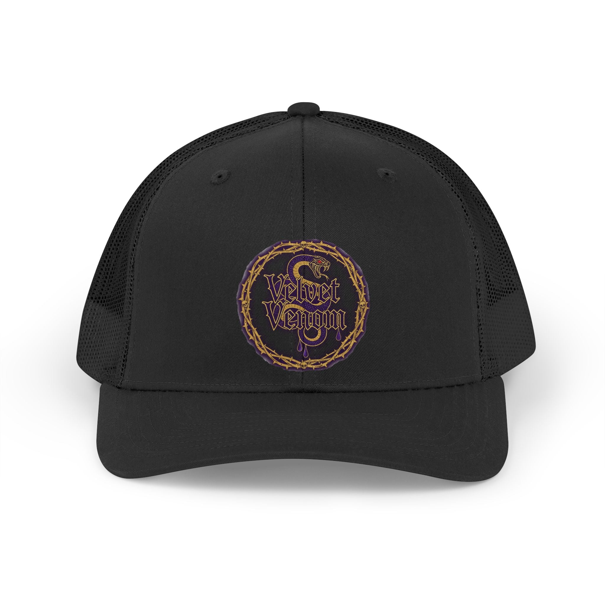 Velvet Venom Retro Trucker Mesh Cap