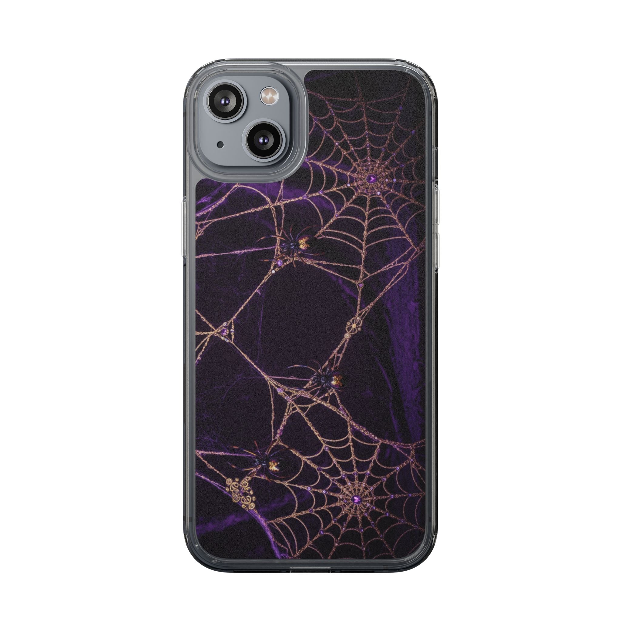 Velvet Spiderweb Clear Case