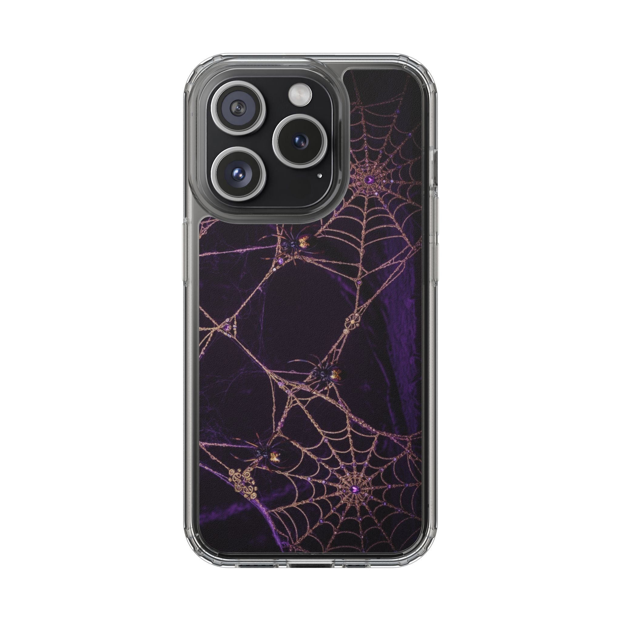 Velvet Spiderweb Clear Case