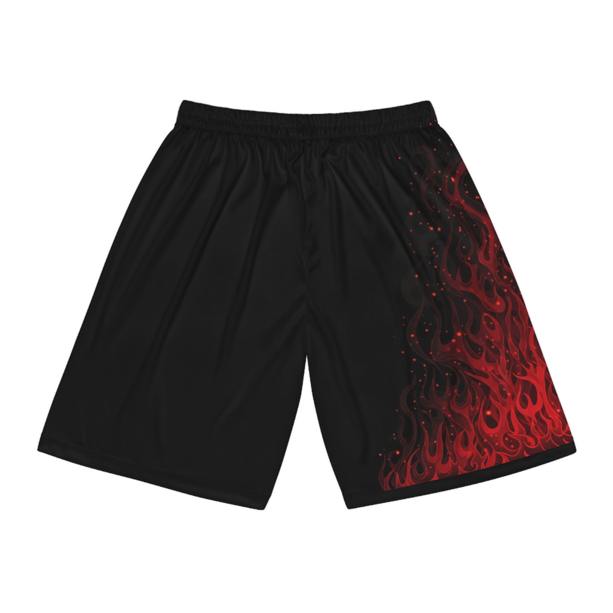 Men's Velvet Venom Flaming Basketball Shorts