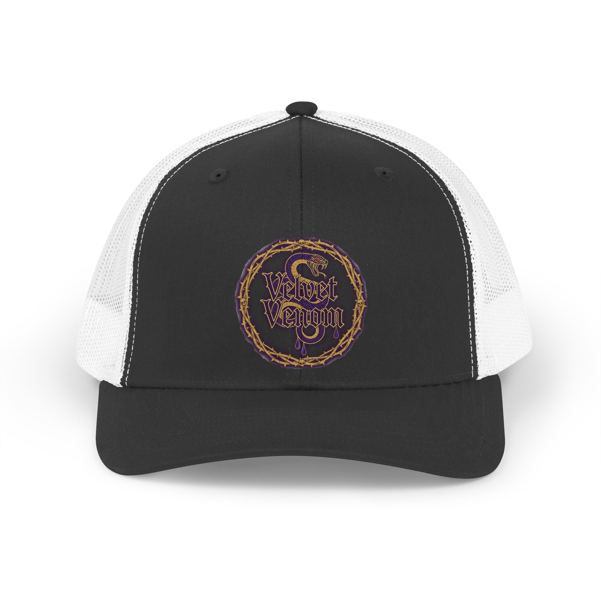 Velvet Venom Retro Trucker Mesh Cap