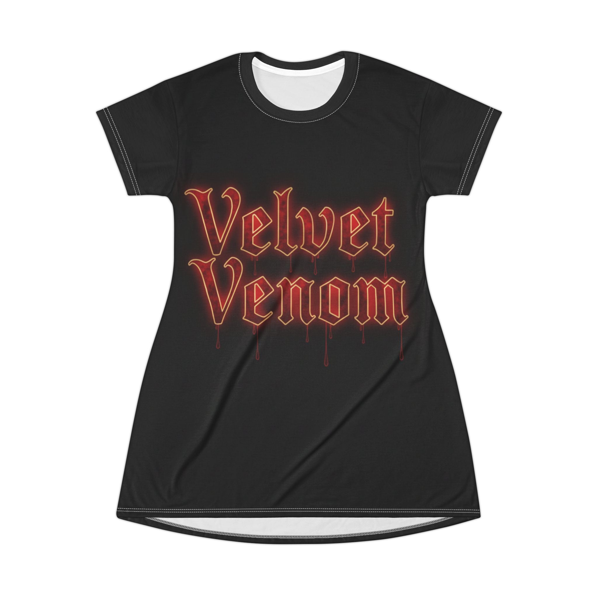 Velvet Venom T-shirt Dress