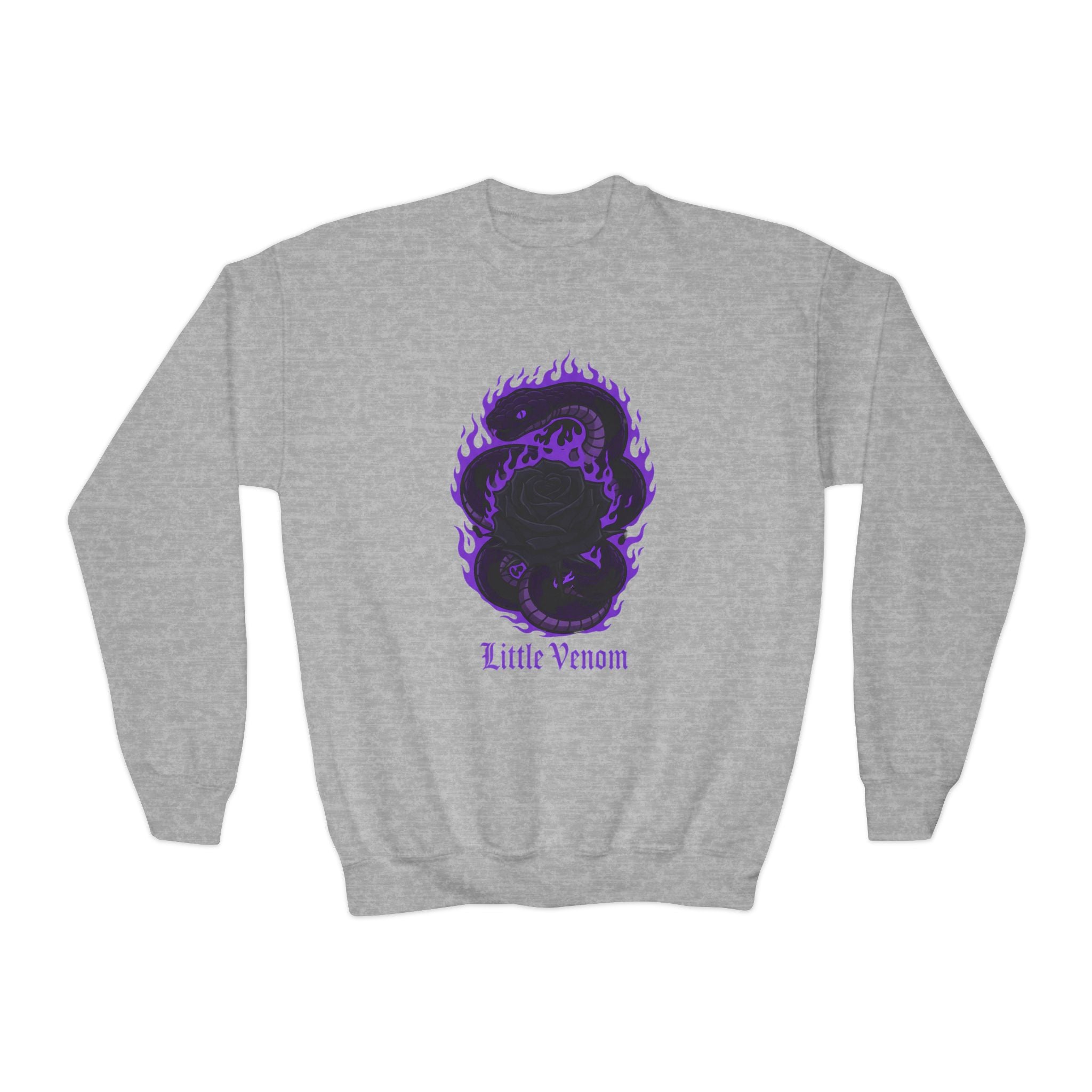 Girls Youth Little Venom Crewneck Sweatshirt