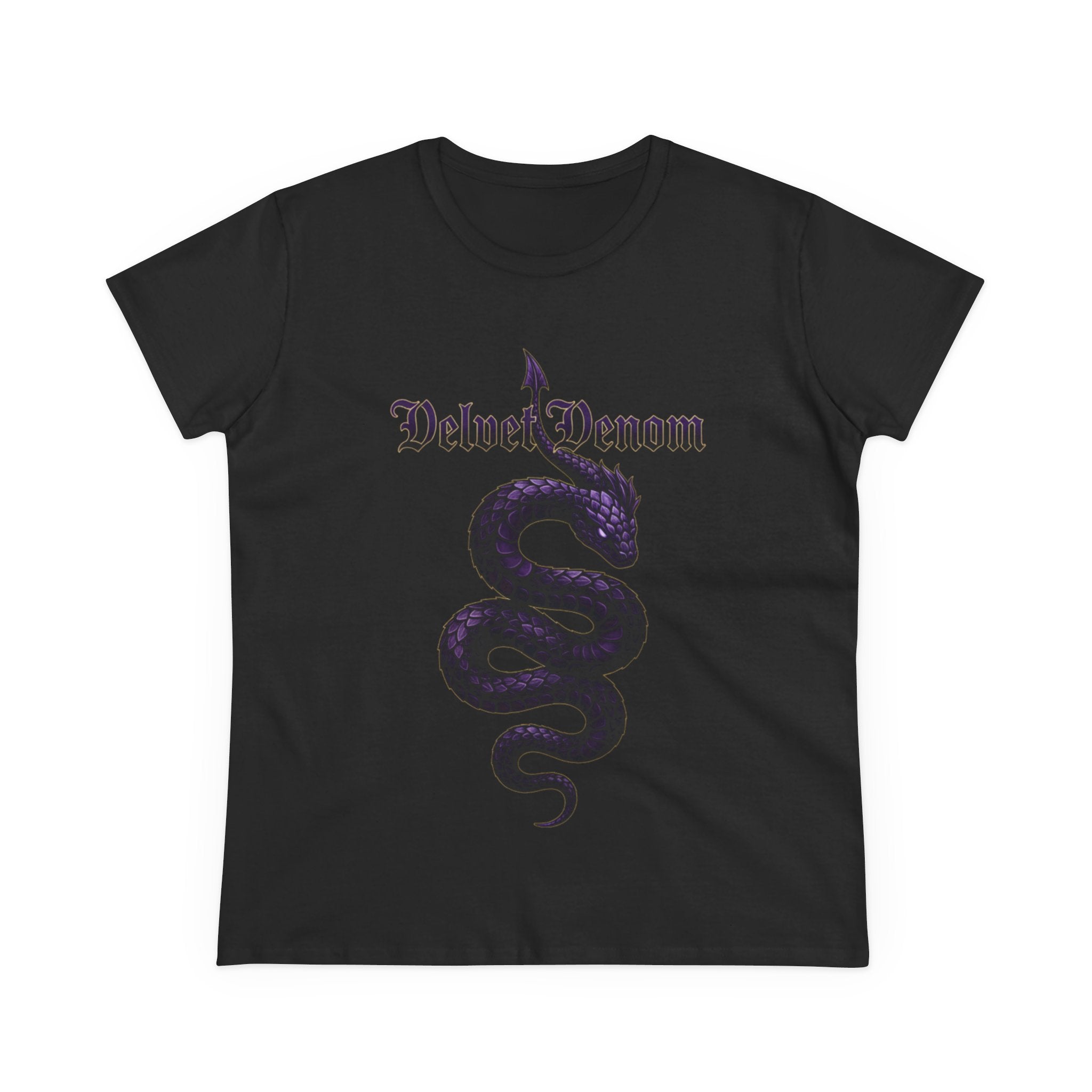 Velvet Venom Graphic Snake Tee