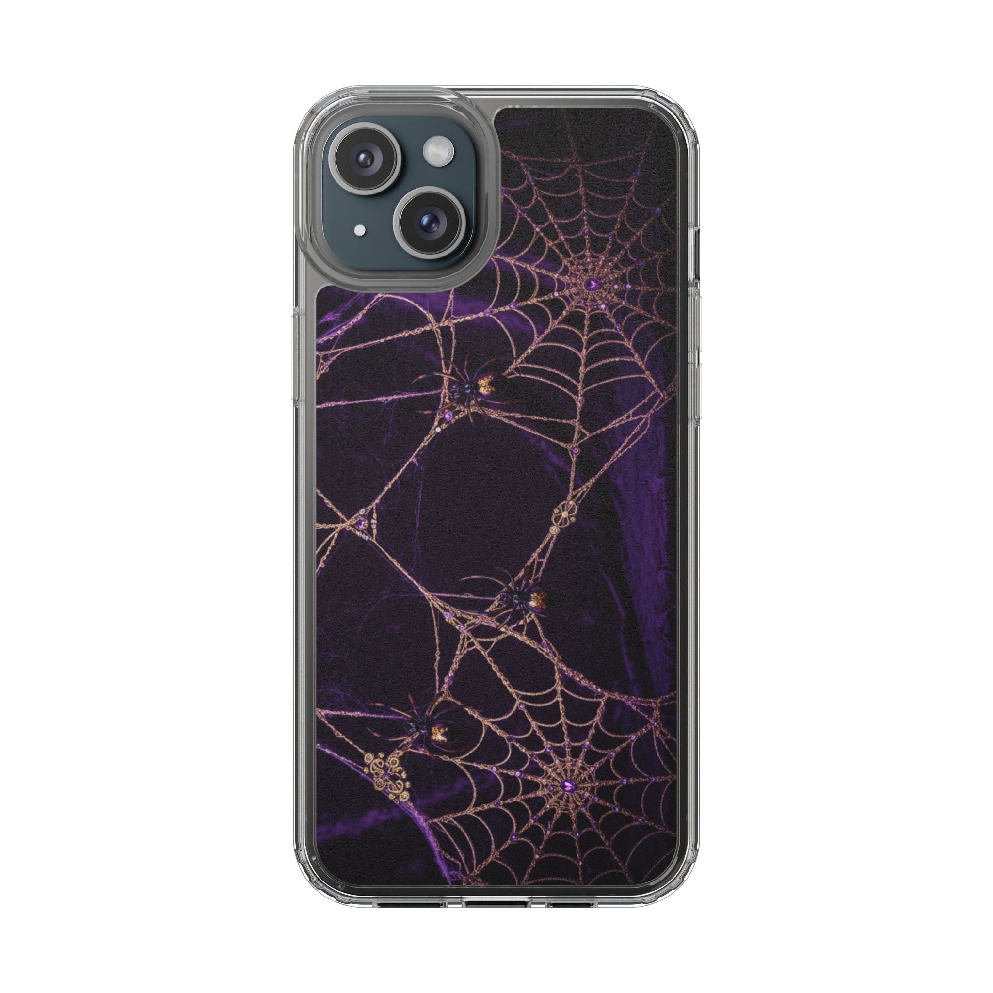 Velvet Spiderweb Clear Case