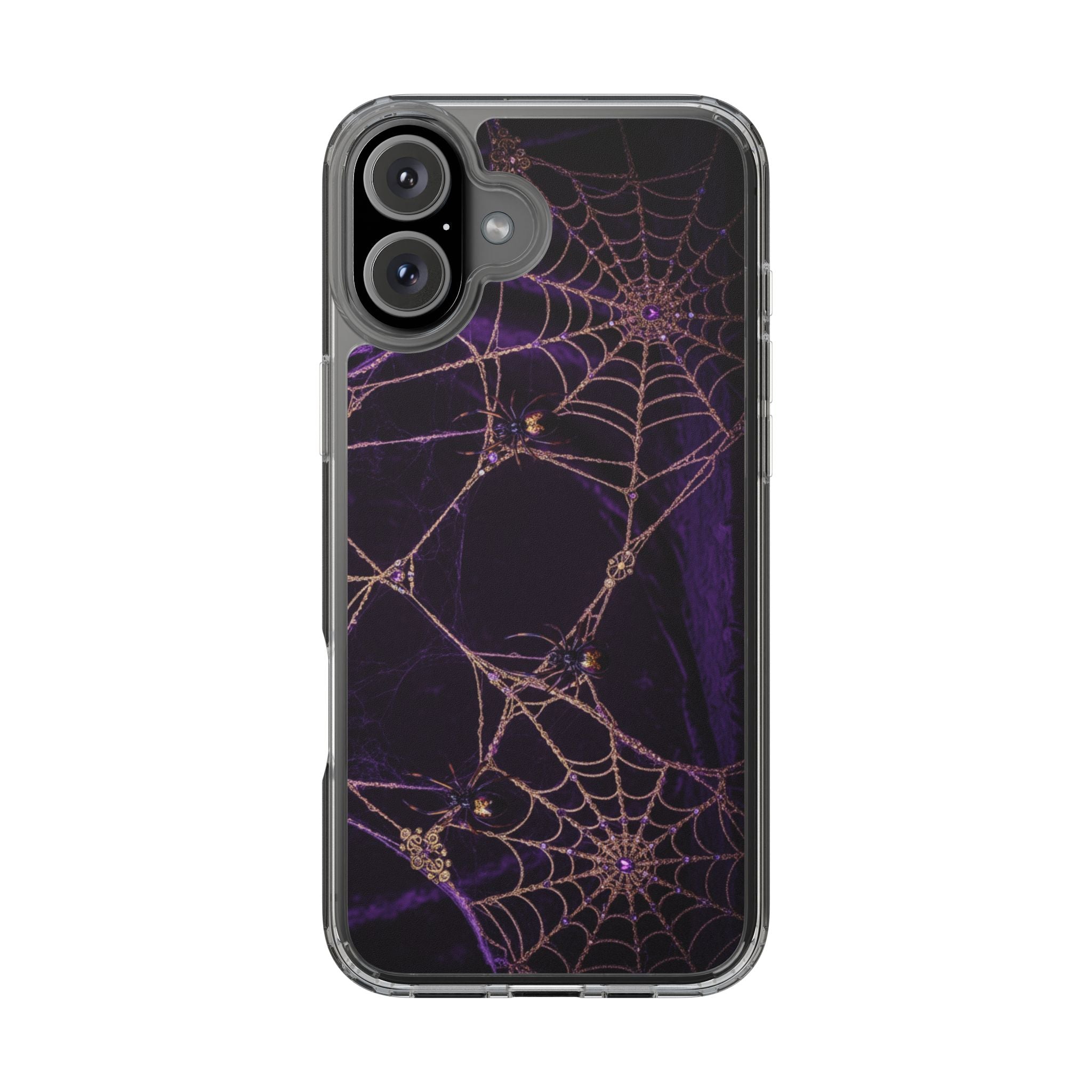 Velvet Spiderweb Clear Case