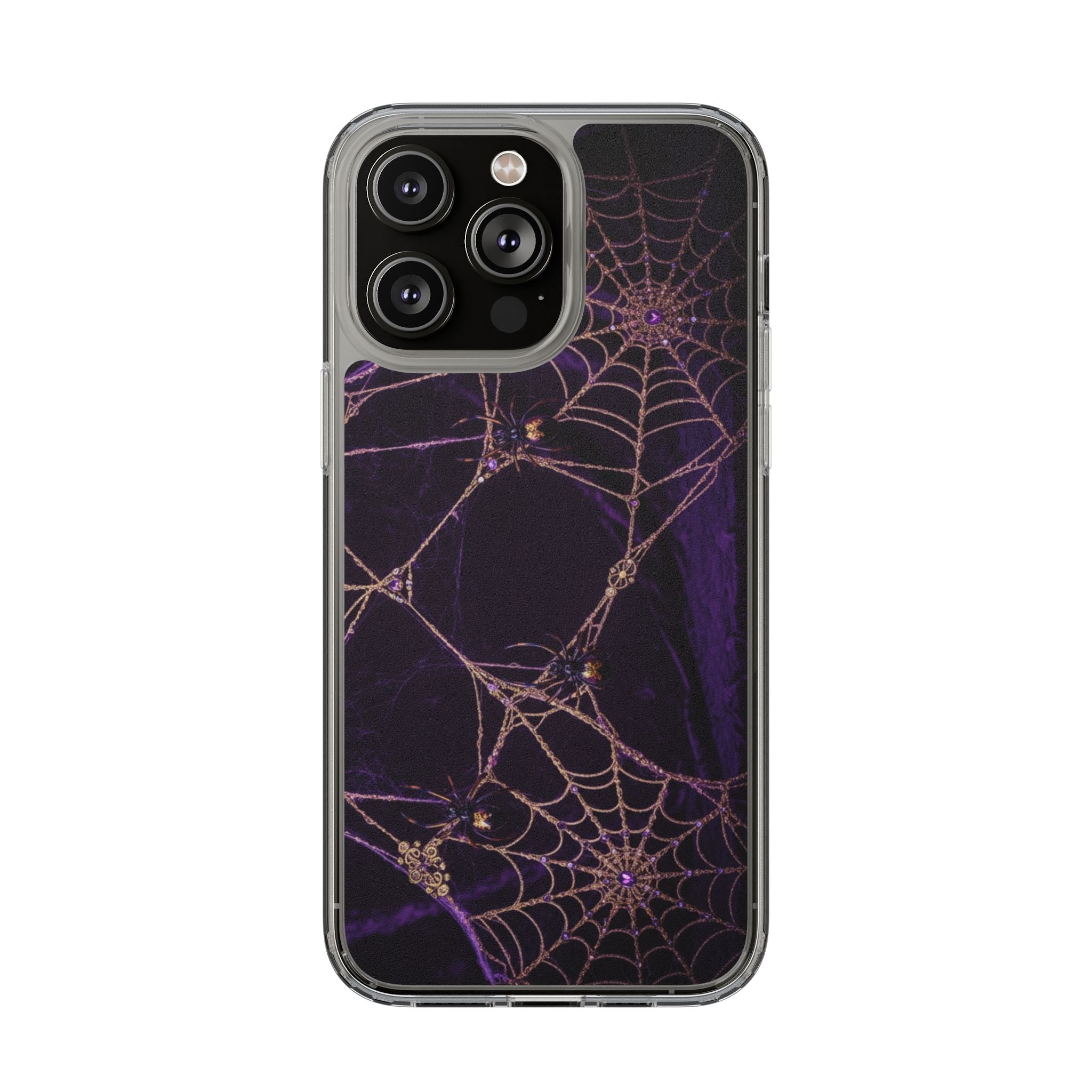 Velvet Spiderweb Clear Case