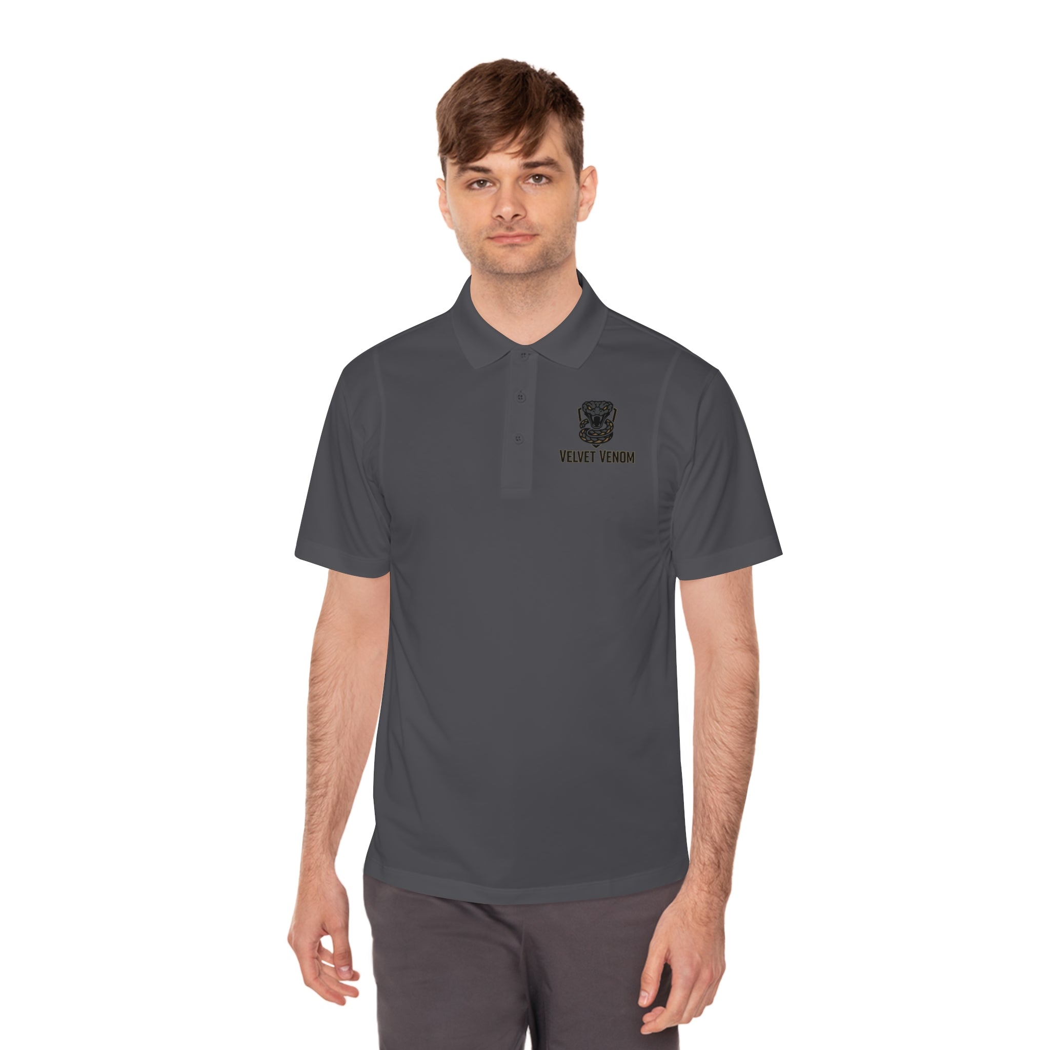 Velvet Venom Men's Athletic Polo Shirt
