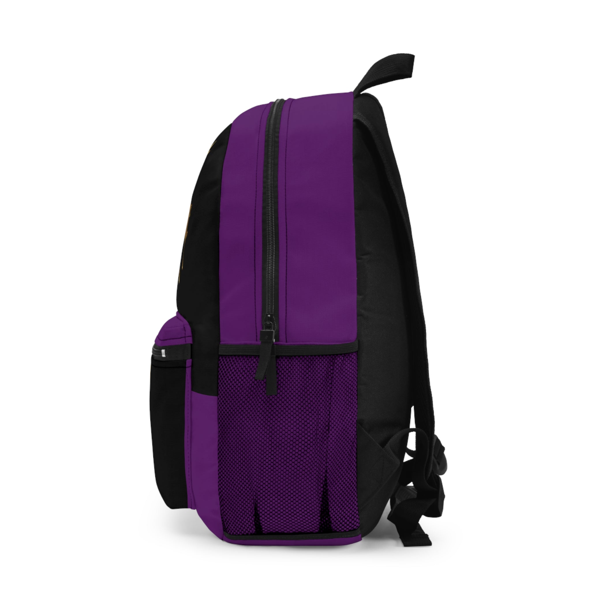 Velvet Venom Gold and Purple Backpack