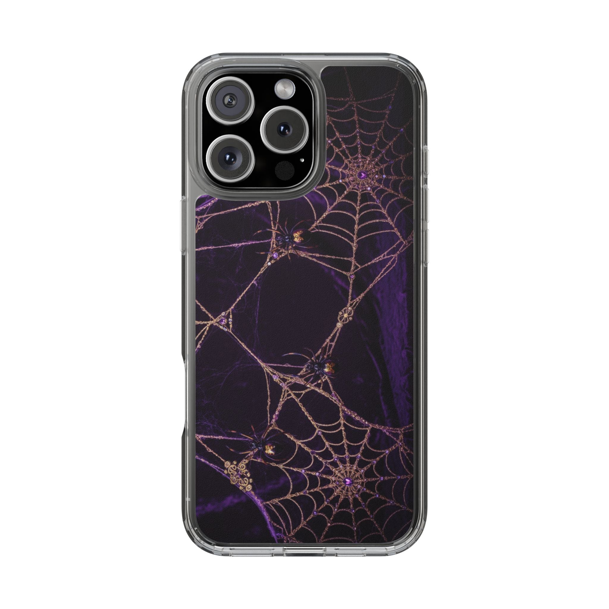 Velvet Spiderweb Clear Case