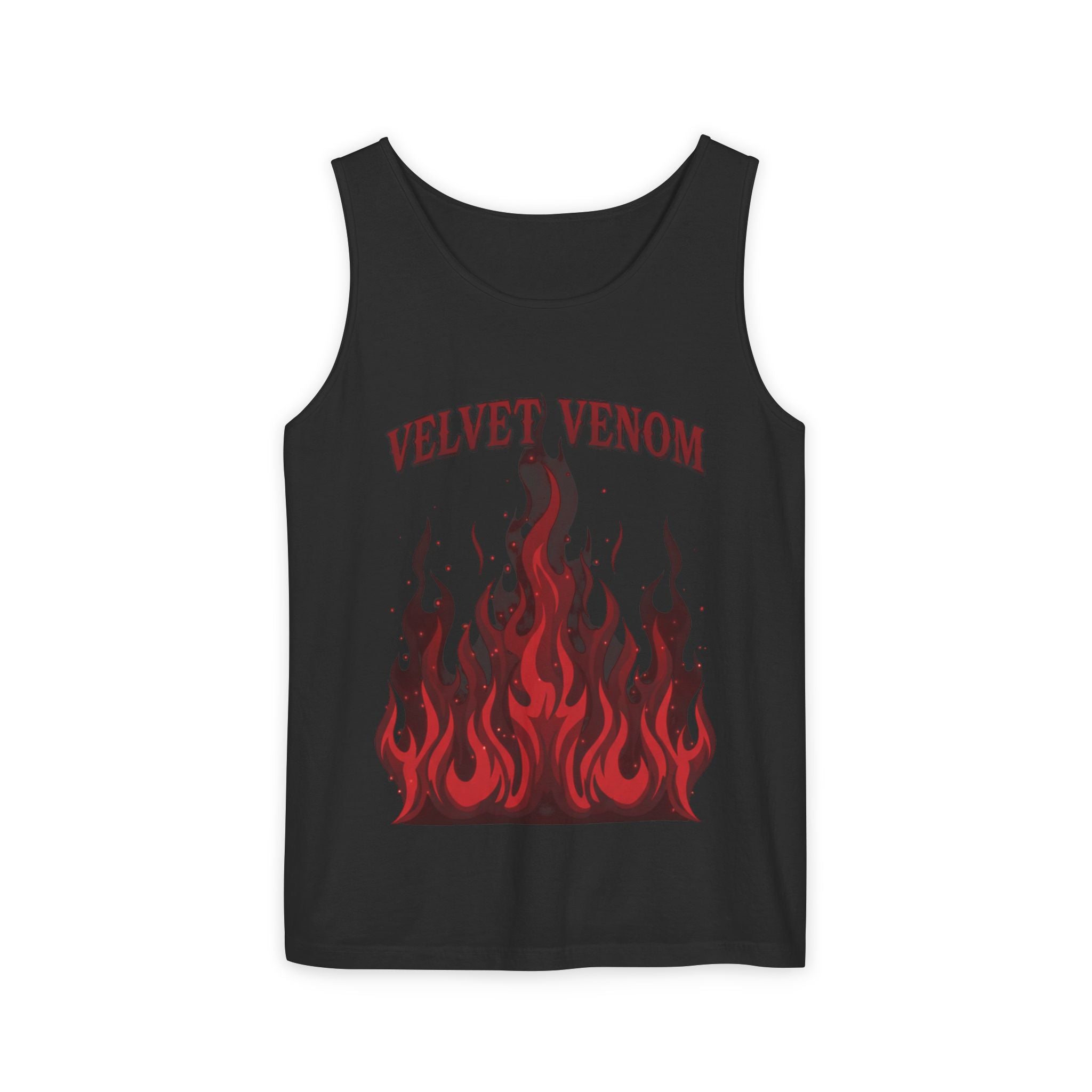 Men's Velvet Venom Flaming Tank Top