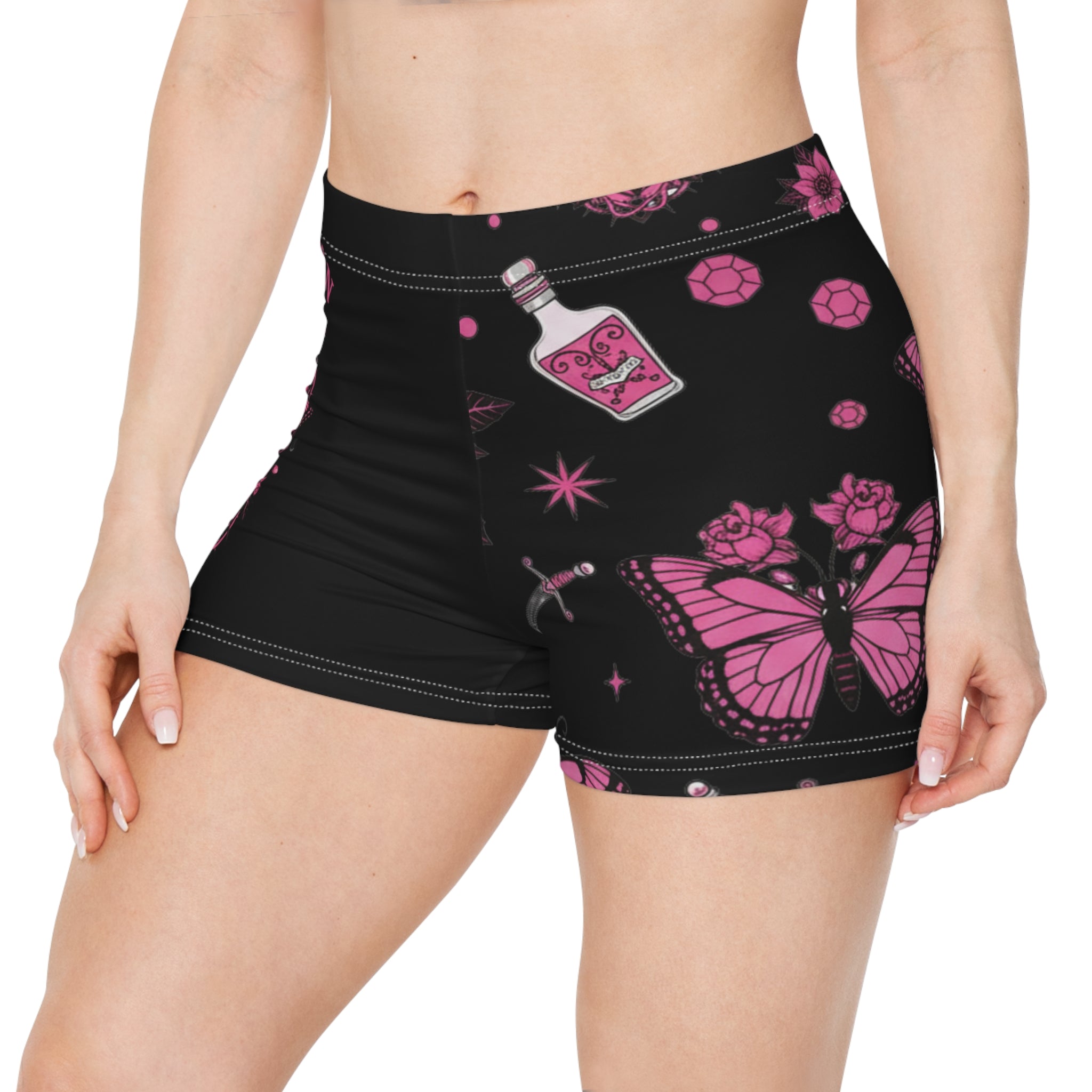 Pink Pretty Poison Shorts