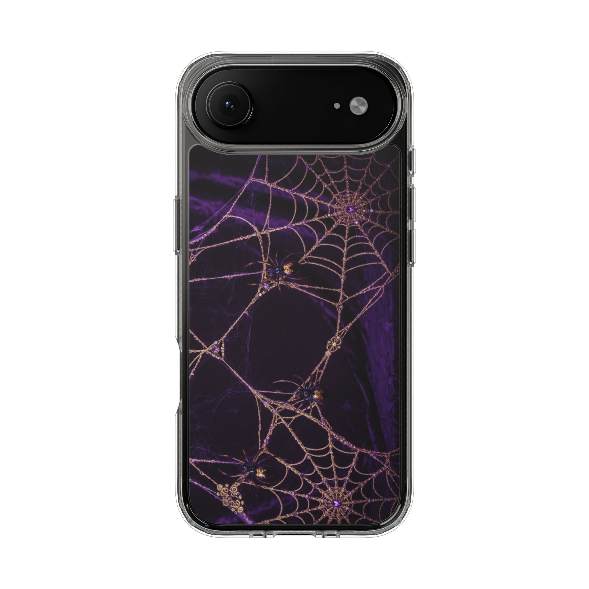 Velvet Spiderweb Clear Case