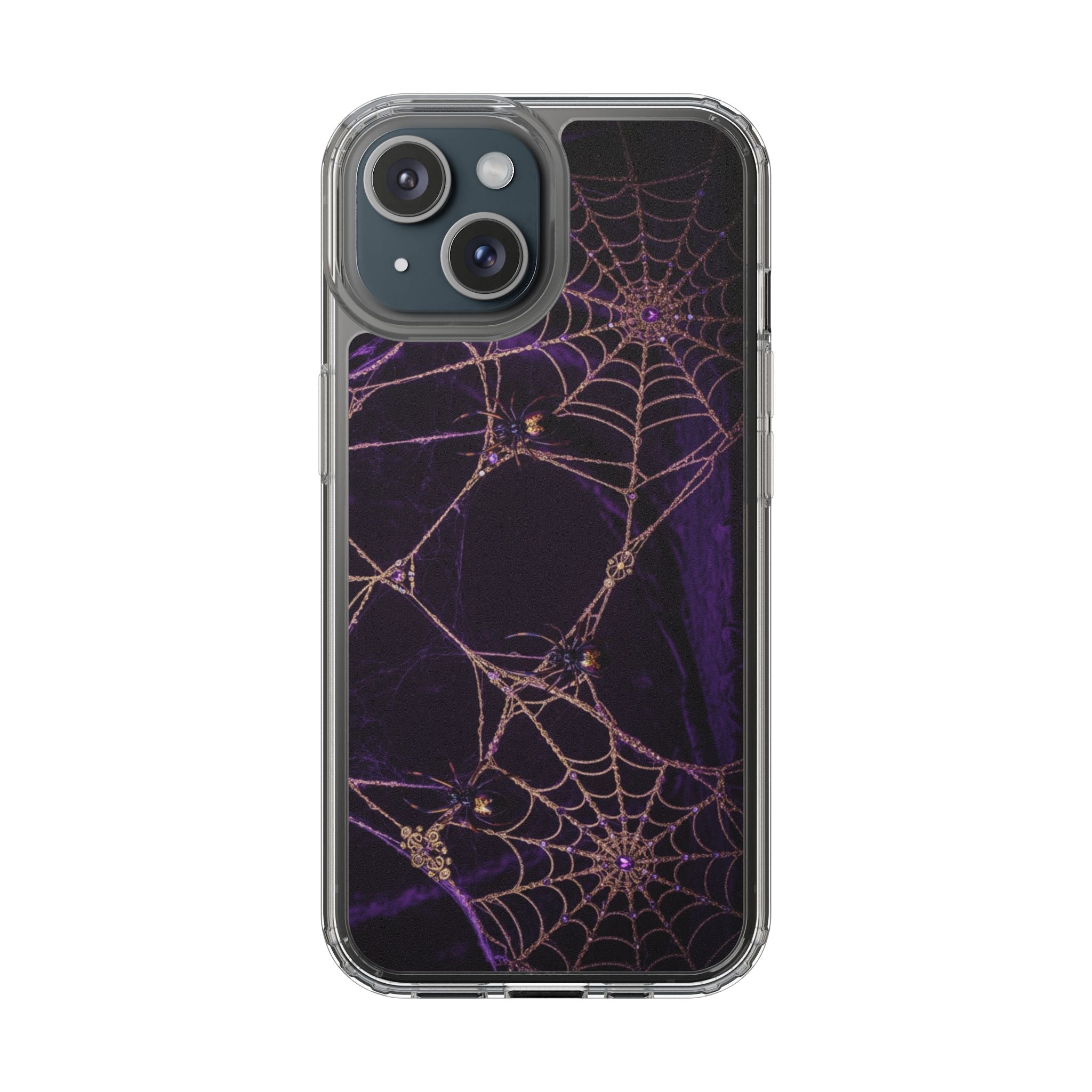 Velvet Spiderweb Clear Case