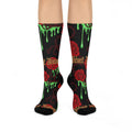 Rose and Venom Cushioned Crew Socks