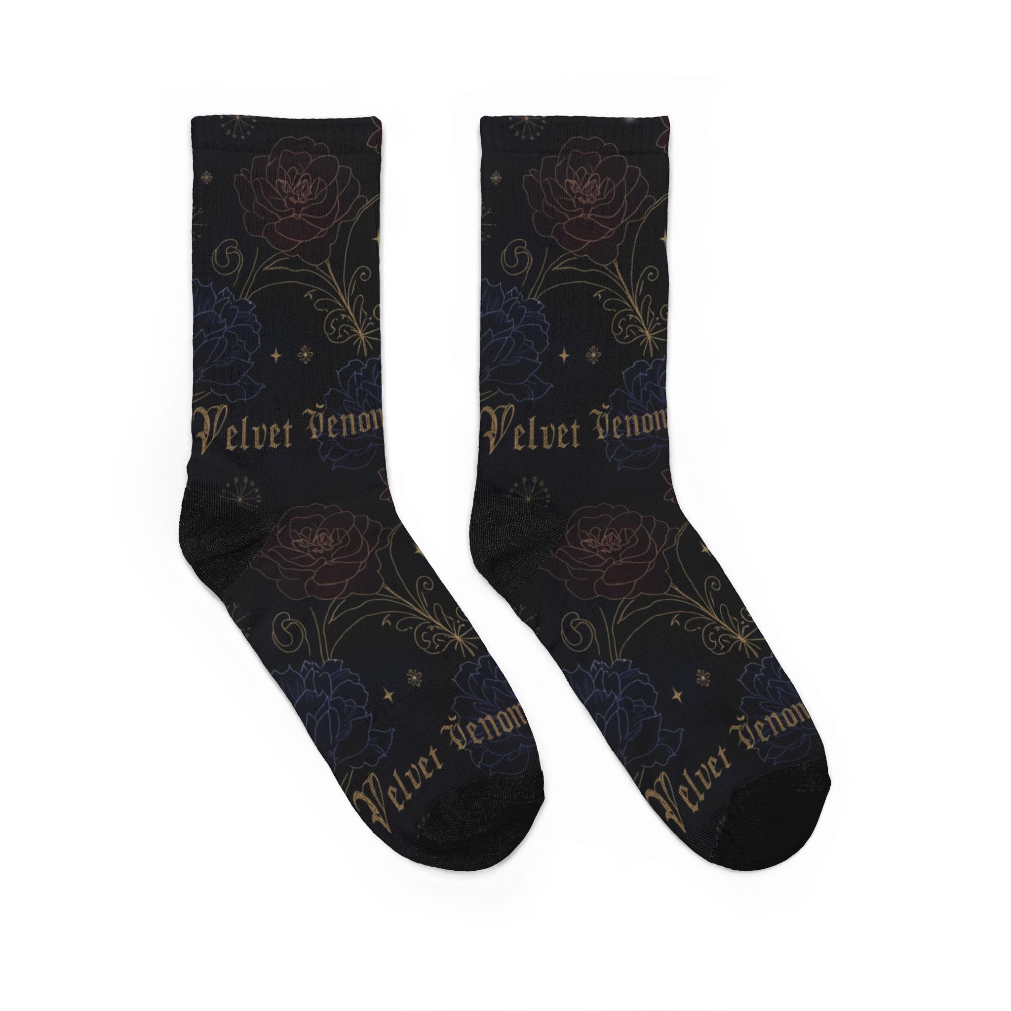 Velvet Venom Crew Socks